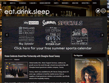 Tablet Screenshot of eat-drink-sleep.com